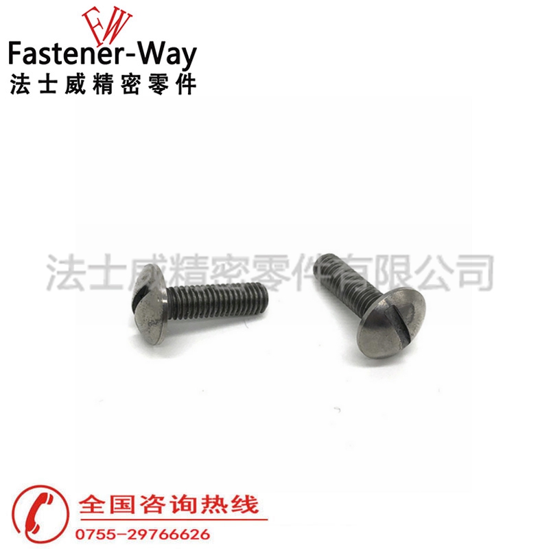 法士威GB67圓頭一字槽螺絲 開(kāi)槽盤(pán)頭螺釘7