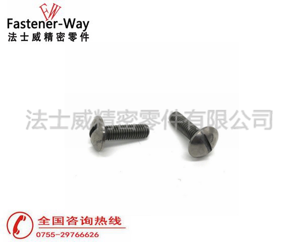 法士威GB67圓頭一字槽螺絲 開(kāi)槽盤(pán)頭螺釘